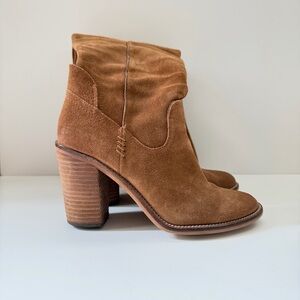 Dolce Vita Brown Suede Heeled Boots